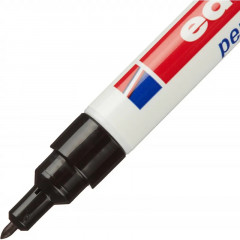 Маркер перманентный, цвет черный - Фото 3