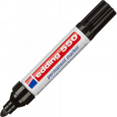 Маркер перманентный, цвет черный - Фото 2