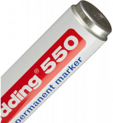 Маркер перманентный, цвет черный - Фото 4