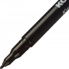 Маркер перманентный, цвет черный - Фото 3