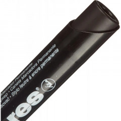 Маркер перманентный, цвет черный - Фото 4