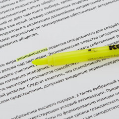 Текстовыделитель, цвет желтый - Фото 6