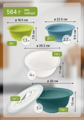 Набор кухонной посуды «Дорос» - Фото 2