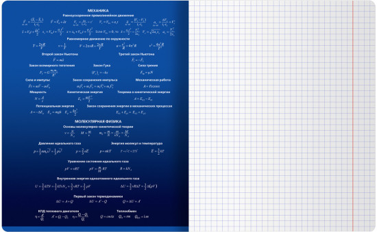 Тетрадь предметная «Физика»