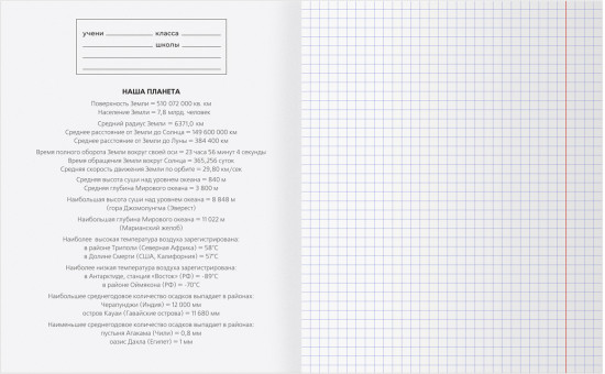 Тетрадь предметная «География»