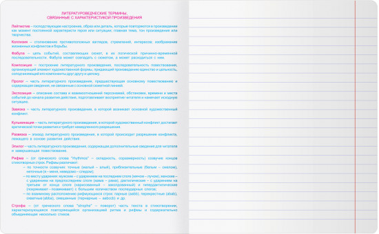 Тетрадь предметная «Литература»