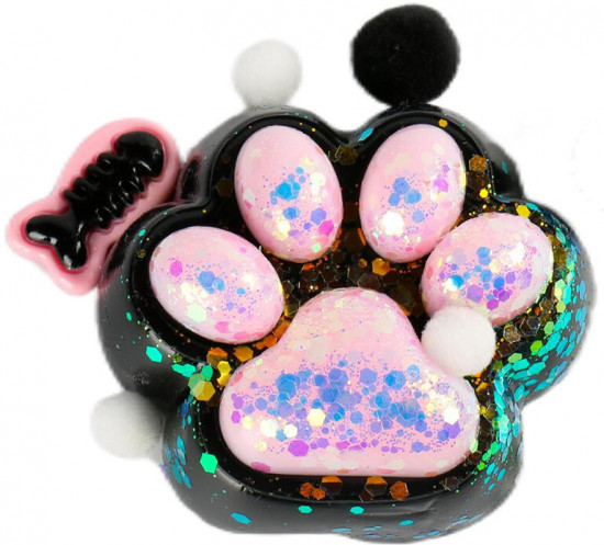 Игрушка-антистресс «Кошачья лапка с рыбкой»