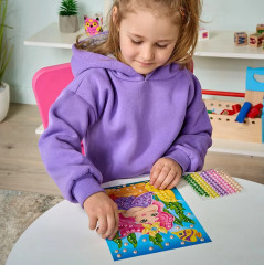 Аппликация бусинами «Русалочка» - Фото 13