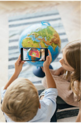 Глобус «Интерактивный физико-политический рельефный с подсветкой» - Фото 2