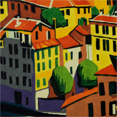 Картина по номерам «Средиземноморское побережье» - Фото 9