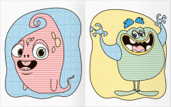 Раскраска водная «Смешные монстрики» - Фото 2