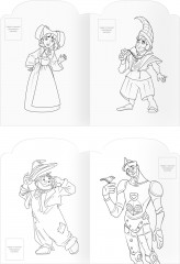 Раскраска фигурная с наклейками «Волшебник Изумрудного города» - Фото 3