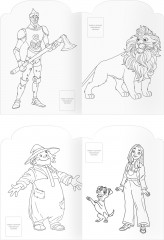 Раскраска фигурная с наклейками «Волшебник Изумрудного города» - Фото 4