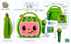 Караоке-система с микрофоном и Bluetooth-колонкой eKids «CoComelon» - Фото 5