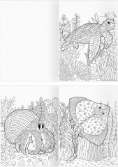 Раскраска-антистресс. Подводное царство - Фото 1