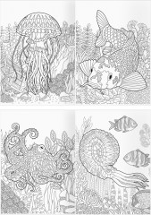 Раскраска-антистресс. Подводное царство - Фото 2