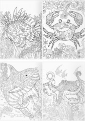 Раскраска-антистресс. Подводное царство - Фото 3