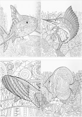 Раскраска-антистресс. Подводное царство - Фото 4