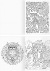 Раскраска-антистресс. Удивительные животные - Фото 1