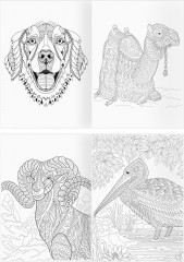 Раскраска-антистресс. Удивительные животные - Фото 2