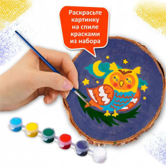 Набор для росписи по дереву «Сова» - Фото 4