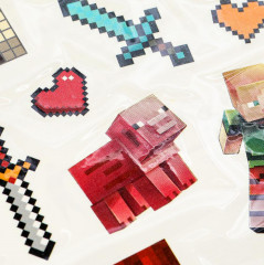 Татуировки переводные «Квадратный мир» - Фото 2