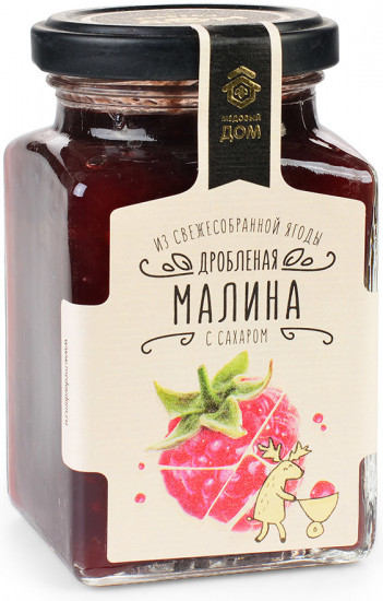 Малина дробленая с сахаром