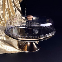 Тортовница на ножке с крышкой «Винтаж» - Фото 1