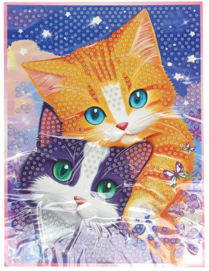 Алмазная мозаика «Котики»