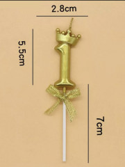 Свеча-цифра для торта - Фото 1