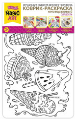 Коврик-раскраска многоразовый «Сладости» - Фото 7