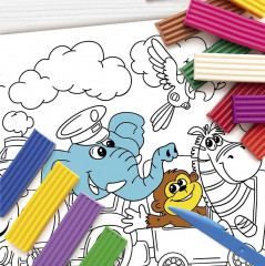 Коврик-раскраска многоразовый «Паровозик» - Фото 10