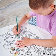 Коврик-раскраска многоразовый «Паровозик» - Фото 13