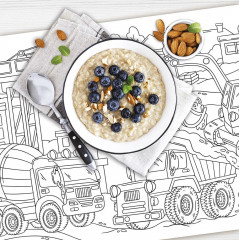 Коврик-раскраска многоразовый «Стройка» - Фото 11