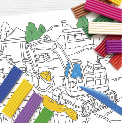 Коврик-раскраска многоразовый «Стройка» - Фото 10