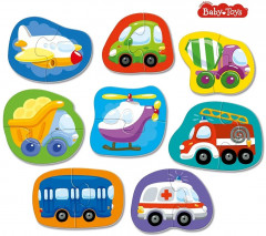 Пазлы контурные «Транспорт» - Фото 4