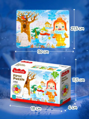 Пазл «Времена года. Зима» - Фото 5