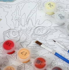 Картина по номерам «Котики» - Фото 3