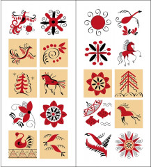 Росписи. Раскраска с наклейками. Комплект из 4 книг - Фото 3