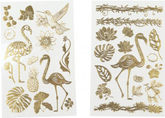 Татуировки переводные «Тропическая вечеринка» - Фото 1