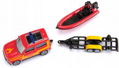 Набор «Пожарная машина Land Rover Defender с лодкой» - Фото 2