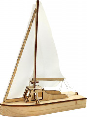 Конструктор деревянный «Яхта с парусами» - Фото 1