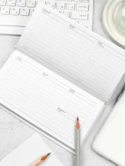 Еженедельник недатированный «Мотивирующие сердечки» - Фото 1