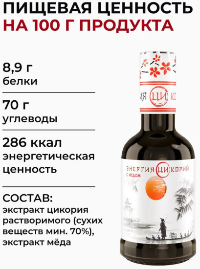 Экстракт цикория растворимый жидкий с медом