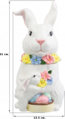 Банка для печенья «Заяц с зайчонком» - Фото 2