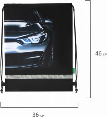 Мешок для обуви «Dark car» - Фото 5