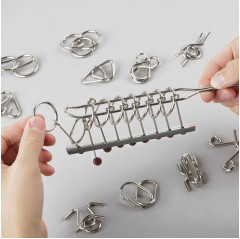 Набор головоломок металлических - Фото 8