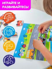 Набор из фетра на липучках «Транспорт» - Фото 3