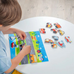 Набор из фетра на липучках «Транспорт» - Фото 4