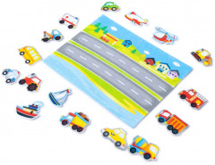 Набор из фетра на липучках «Транспорт» - Фото 11